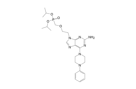 Diisopropyl{2-[2-amino-6-(4-phenylpiperazine-1-yl)-9H-purine-9-yl]ethoxy}methylphosphonate