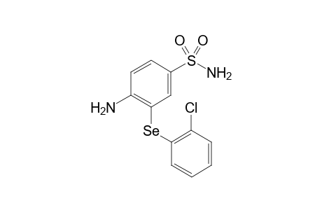 4-amino-3-((2-chlorophenyl)selenyl)benzenesulfonamide