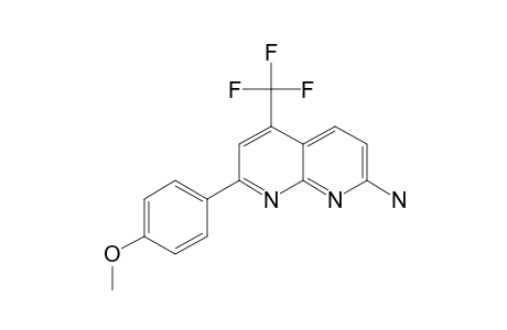 2-AMINO-5-TRIFLUOROMETHYL-7-(4-METHOXYPHENYL)-1,8-NAPHTHYRIDINE