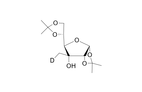 3-C-(Deuteriomethyl)-1,2:5,6-di-O-isopropylidenr-.alpha.,D-allofuranose