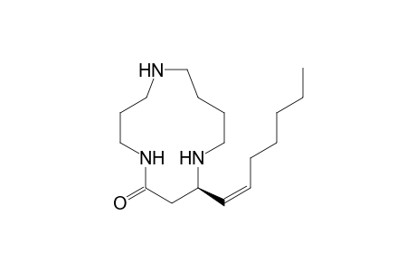 (2R)-2-[(Z)-Hept-1-enyl]-1,5,9-triazacyclotridecan-4-one