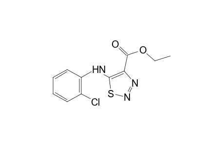 5-(o-chloroanilino)-1,2,3-thiadiazole-4-carboxylic acid, ethyl ester