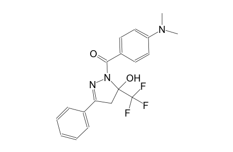 1H-pyrazol-5-ol, 1-[4-(dimethylamino)benzoyl]-4,5-dihydro-3-phenyl-5-(trifluoromethyl)-