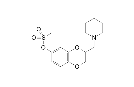 3-(piperidin-1-ylmethyl)-2,3-dihydro-1,4-benzodioxin-6-yl Methanesulfonate