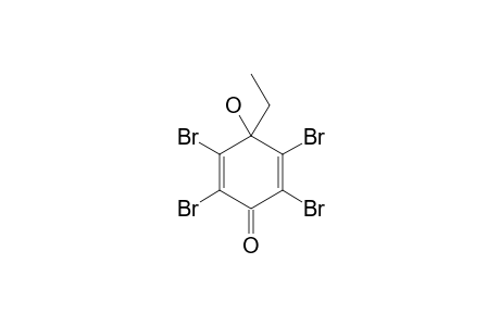 2,3,5,6-TETRABROMO-4-ETHYL-4-HYDROXY-CYCLOHEXA-2,5-DIENONE