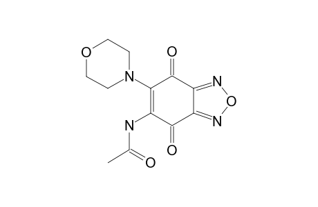 5-MORPHOLINO-6-ACETAMIDOBENZOFURAZAN
