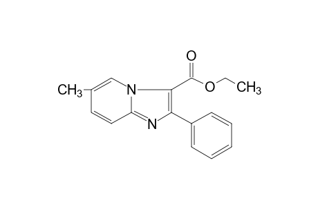 6-METHYL-2-PHENYLIMIDAZO[1,2-a]PYRIDINE-3-CARBOXYLIC ACID, ETHYL ESTER