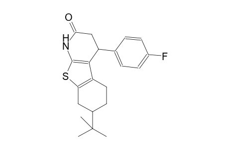 benzo[4,5]thieno[2,3-b]pyridin-2(1H)-one, 7-(1,1-dimethylethyl)-4-(4-fluorophenyl)-3,4,5,6,7,8-hexahydro-