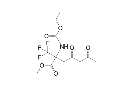 Methyl 2-[(Ethoxycarbonyl)amino]-4,6-dioxo-2-(trifluoromethyl)heptanoate