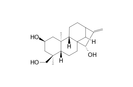 2.beta.,15.alpha.,18-Trihydroxy-(ent)-kaur-16-ene