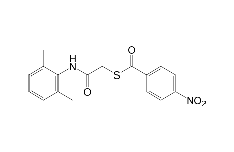 2-mercapto-2',6'-acetoxylidide, p-nitrobenzoate