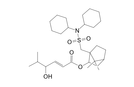 E-10-Dicyclohexylsulfamoyl-D-isobornyl 4-Hydroxy-5-methylhex-2-enoate