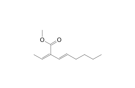 3-Octenoic acid, 2-ethylidene-, methyl ester, (Z,E)-