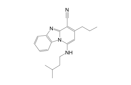 1-(isopentylamino)-3-propylpyrido[1,2-a]benzimidazole-4-carbonitrile
