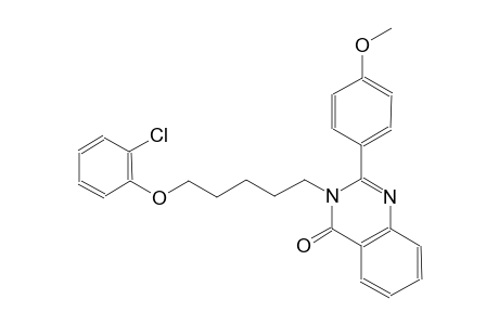 3-[5-(2-chlorophenoxy)pentyl]-2-(4-methoxyphenyl)-4(3H)-quinazolinone