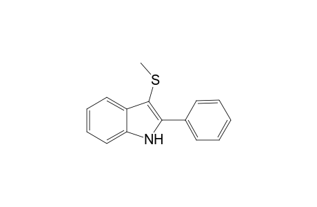 3-(Methylthio)-2-phenyl-1H-indole