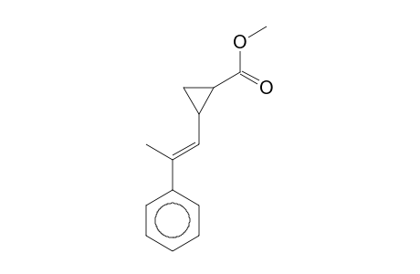 CYCLOPROPANECARBOXYLIC ACID, 2-(2-PHENYL-1-PROPENYL)-, METHYL ESTER, [1alpha,2beta(Z)]-