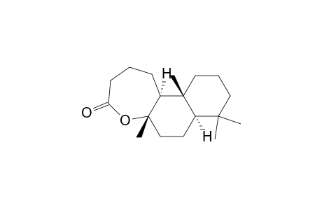 (+-)-5a.beta.,8,8,11a.beta.-tetramethyl-7a.alpha.H,11b.alpha.H-tetradecahydronaphth[2,1-b]oxepin-4-one