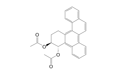 Benzo[g]chrysene-3,4-diol, 1,2,3,4-tetrahydro-, diacetate, trans-(.+-.)-
