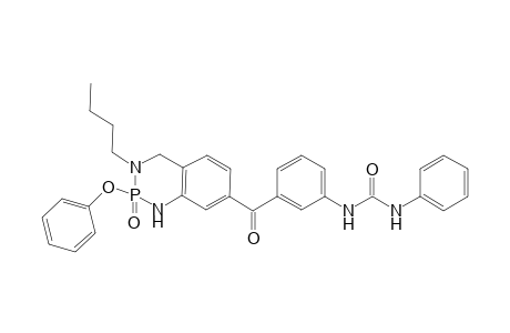 1-[3-(3-Butyl-2-oxo-2-phenoxy-1,2,3,4-tetrahydrobenzo[1,3,2]diazaphosphonine-7-carbonyl)phenyl]-3-phenylurea