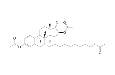 9-[(7R,8R,9S,13S,14S,16S)-3,16-diacetoxy-13-methyl-17-oxo-7,8,9,11,12,14,15,16-octahydro-6H-cyclopenta[a]phenanthren-7-yl]nonyl acetate