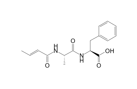 (S)-2-((S)-2-But-2-enoylamino-propionylamino)-3-phenyl-propionic acid