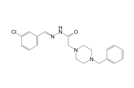 1-piperazineacetic acid, 4-(phenylmethyl)-, 2-[(E)-(3-chlorophenyl)methylidene]hydrazide