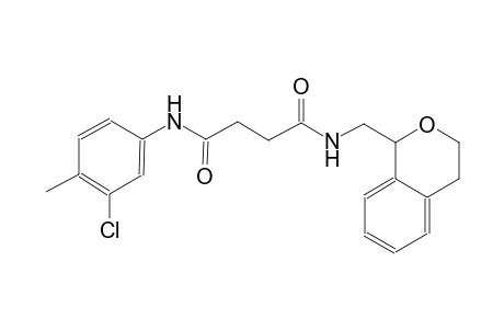butanediamide, N~1~-(3-chloro-4-methylphenyl)-N~4~-[(3,4-dihydro-1H-2-benzopyran-1-yl)methyl]-
