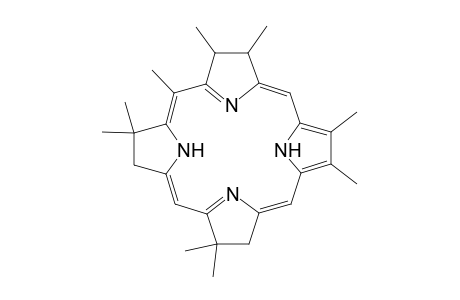21H,23H-Porphine, 2,3,7,8,17,18-hexahydro-2,2,7,7,12,13,17,18,20-nonamethyl-, trans-