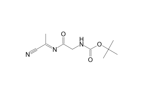 tert-Butyl 2-[(1-cyanovinyl)amino]-2-oxoethylcarbamate