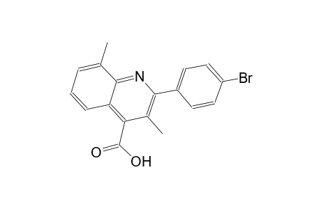 2-(4-bromophenyl)-3,8-dimethyl-4-quinolinecarboxylic acid