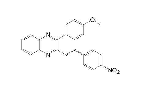 3-(p-methoxyphenyl)-2-(p-nitrostyryl)quinoxaline