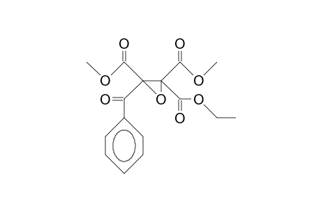 (E)-2-Benzoyl-1-ethoxycarbonyl-1,2-bis(methoxycarbonyl)-oxirane