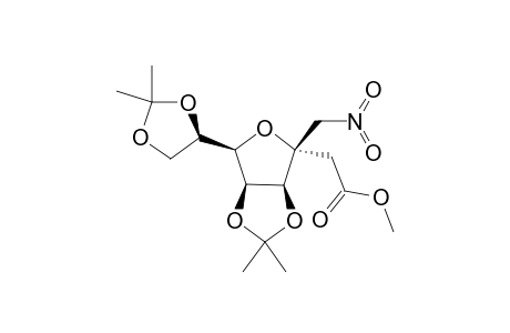 METHYL-3,6-ANHYDRO-2-DEOXY-4,5:7,8-BIS-O-(1-METHYLETHYLIDENE)-3-(NITROMETHYL)-D-MANNO-OCTANOATE