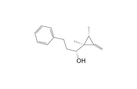 (R*)-1-((1S*,2R*)-1,2-dimethyl-3-methylenecyclopropyl)-3-phenylpropan-1-ol
