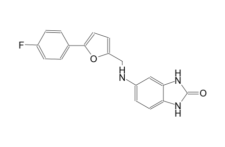 5-({[5-(4-fluorophenyl)-2-furyl]methyl}amino)-1,3-dihydro-2H-benzimidazol-2-one