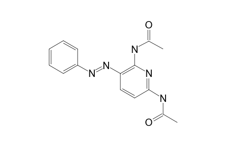 2,6-DIACETAMIDO-3-PHENYLAZOPYRIDINE