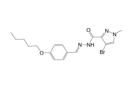4-bromo-1-methyl-N'-{(E)-[4-(pentyloxy)phenyl]methylidene}-1H-pyrazole-3-carbohydrazide