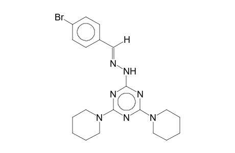 2,4-dipiperidino-6-(4-bromobenzylidenehydrazino)-1,3,5-triazine