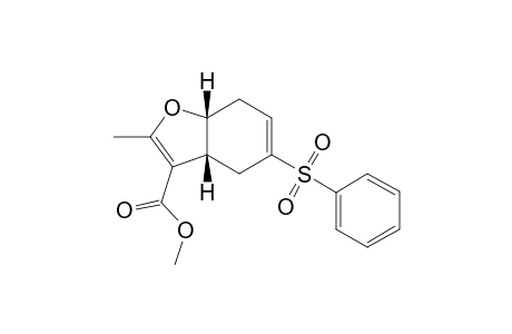 (1S*,6S*)-1,2,5,6-Tetrahydro-7-(methoxycarbonyl)-8-methyl-4-(phenylsulfonyl)benzofuran