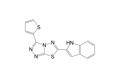 1H-indole, 2-[3-(2-thienyl)[1,2,4]triazolo[3,4-b][1,3,4]thiadiazol-6-yl]-