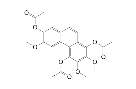 (5,8-diacetoxy-3,6,7-trimethoxy-2-phenanthryl) acetate