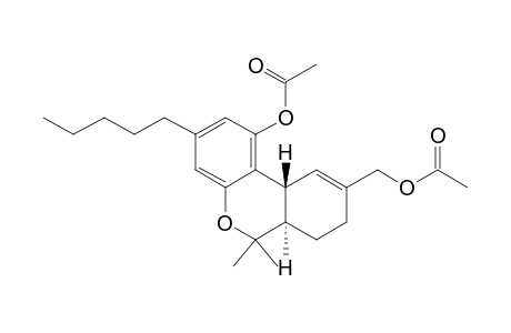 6H-Dibenzo[b,d]pyran-9-methanol, 1-(acetyloxy)-6a,7,8,10a-tetrahydro-6,6-dimethyl-3-pentyl-, acetate, (6aR-trans)-