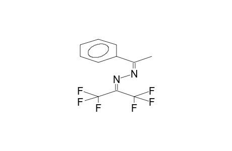 1-[1-(TRIFLUOROMETHYL)-2,2,2-TRIFLUOROETHYLIDENEHYDRAZONO]-1-PHENYLETHANE
