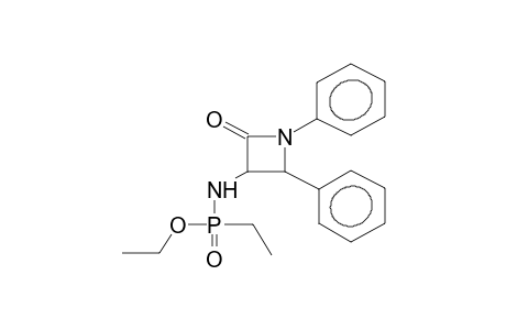 (-)-O-ETHYL-N-(1,4-DIPHENYLAZETIDIN-2-ON-3-YL)AMIDOETHYLPHOSPHONATE