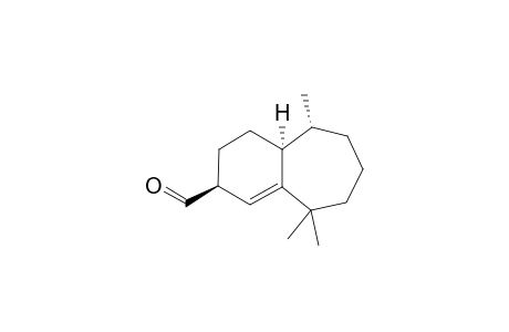 (3S,9R,9aS)-5,5,9-trimethyl-2,3,5,6,7,8,9,9a-octahydro-1H-benzo[7]-annulene-3-carbaldehyde