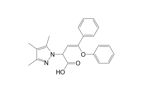 (Z)-3,4,5-Trimethyl-.alpha.-(2-phenoxy-2-phenylethenyl)-1H-pyrazole-1-acetic acid