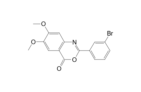 2-(3-Bromophenyl)-6,7-dimethoxy-4H-3,1-benzoxazin-4-one