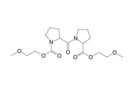 D-Prolyl-D-proline, N-(2-methoxyethoxycarbonyl)-, 2-methoxyethyl ester