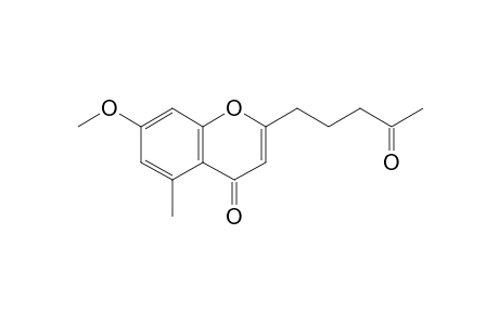 2-(4-ketopentyl)-7-methoxy-5-methyl-chromone